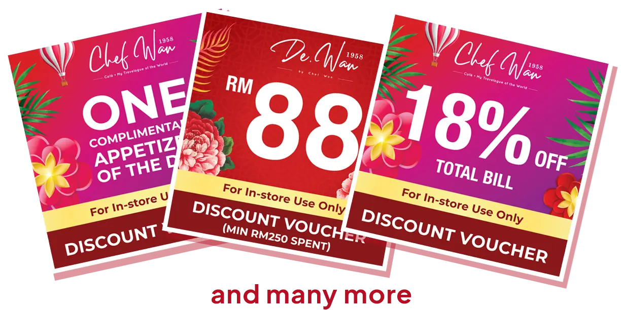 Celebrate the Year of the Rabbit with Chef Wan! Are you ready to win discount vouchers for your next meal?