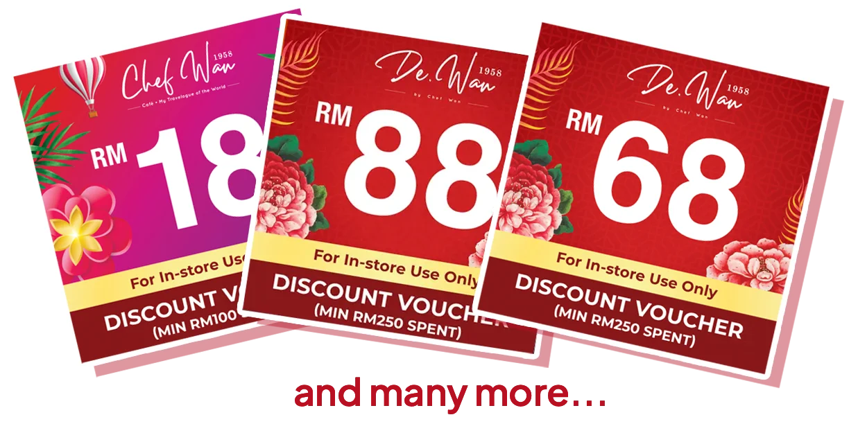 Celebrate the Year of the Rabbit with Chef Wan! Are you ready to win discount vouchers for your next meal?