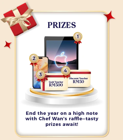 Chef Wan Dine & Spin Grand Raffle