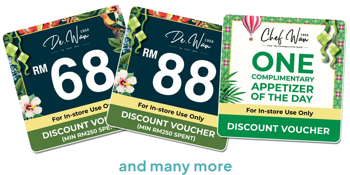 Celebrate Raya with Frank Laurent! Are you ready to win discount vouchers for your next meal